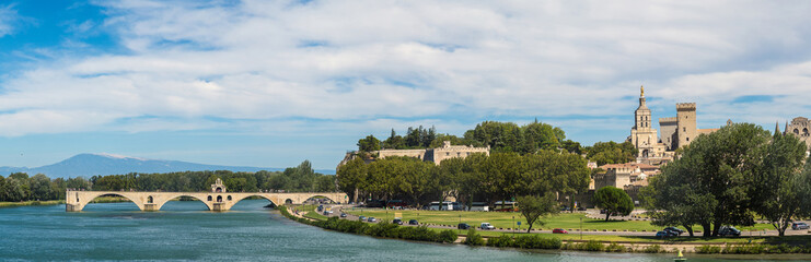 Fototapeta na wymiar Saint Benezet bridge in Avignon