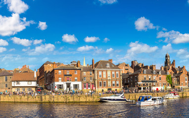 Fototapeta premium River Ouse in York, England, United Kingdom