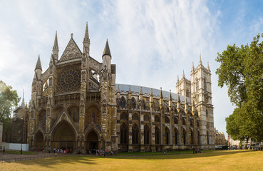 Westminster Abbey, London, England - obrazy, fototapety, plakaty
