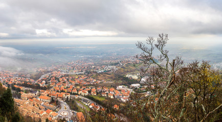 Panoramic view of San Marino