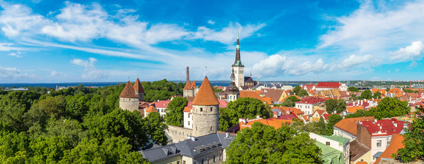 Aerial View of Tallinn