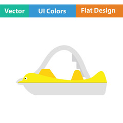 Fototapeta premium icon. Flat design. Vector illustration.