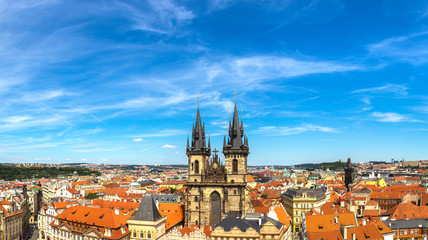 Naklejka na ściany i meble Old Town square in Prague