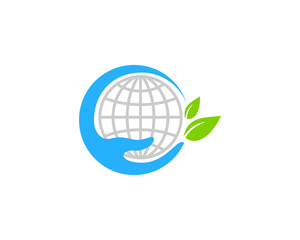 Global Care Icon Logo Design Element