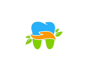 Dental Care Icon Logo Design Element