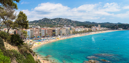 Fototapeta premium Beaches in Lloret de Mar