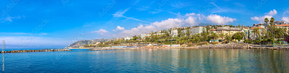 Wall mural mediterranean coast in san remo