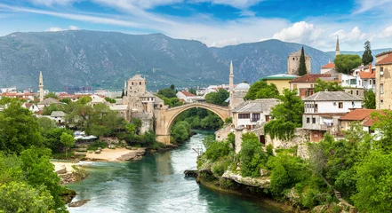 Cercles muraux Stari Most The Old Bridge in Mostar