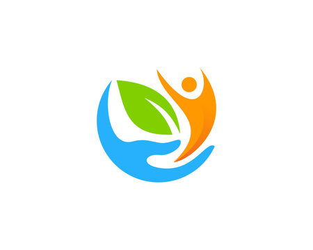 Healthy Care Icon Logo Design Element
