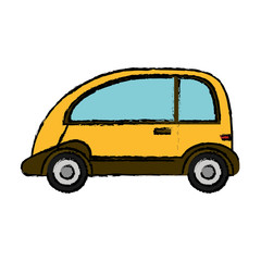 yellow car vehicle transport vector illustration eps 10