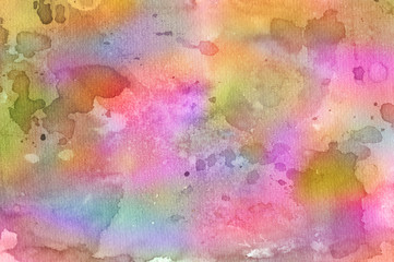 Watercolor Wet Background. Abstract colorful watercolor for background.