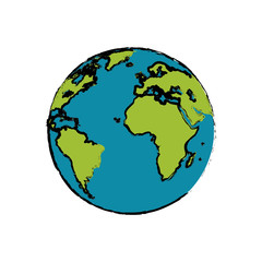 planet earth astronomy universe icon vector illustration eps 10