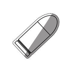 Fototapeta na wymiar Isolated bullet gun icon vector illustration graphic design