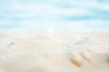 Fototapeta na wymiar sand beach and sea background