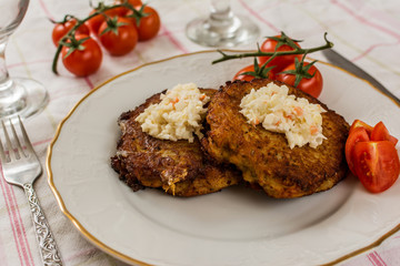 Fried potato pancake