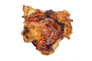 Close - up Grill chicken isolated on white background