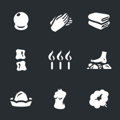 Vector Set of Spa Icons.