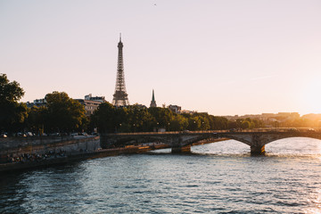 Fototapeta na wymiar Paris In The Summer