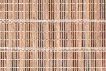 Japanese bamboo plate mat texture and seamless background