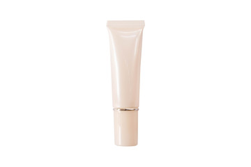 Blank White cosmetic tube pack of cream or gel. Ready for your package design.