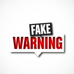 fake warning