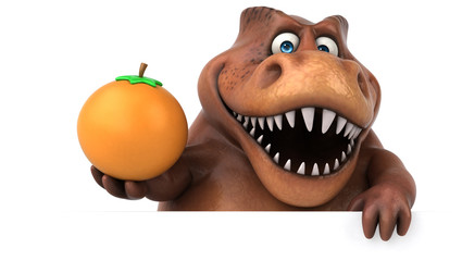 Fun Trex - 3D Illustration © Julien Tromeur