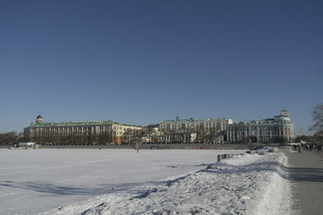Governor's house view from the city pond