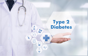 type 2 diabetes doctor a test disease health medical concept