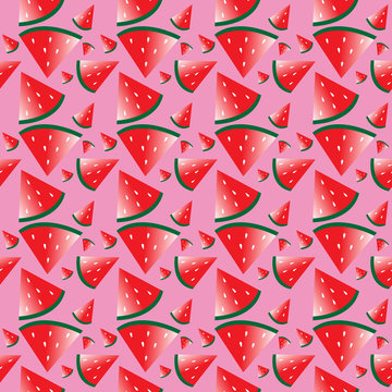 watermelons pattern vector for your idea design