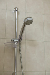 close up shower