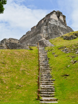 Ancient Mayan Ruins in Belize Central America