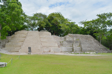 Fototapeta na wymiar Ancient Mayan Ruins in Belize Central America