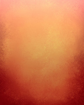 autumn background design, warm orange color with red grunge on bottom border, elegant thanksgiving background design