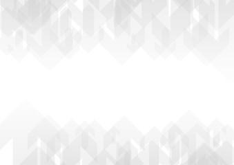 Vector : Abstract gray arrows on white background