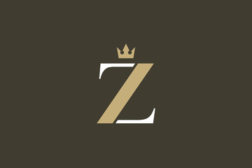 Luxurious Brand Letter Z Logo - obrazy, fototapety, plakaty