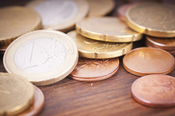 Euro coins