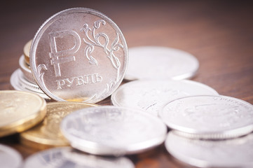 Brilliant modern coins. Rubles.