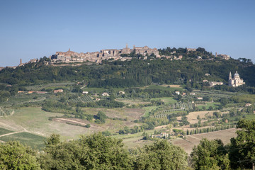 Fototapeta na wymiar Montepulciano Village, Tuscany