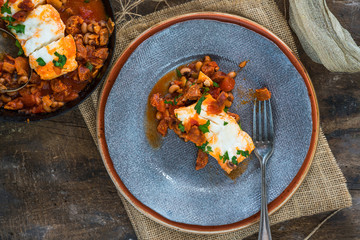 Cod, bean and chorizo stew