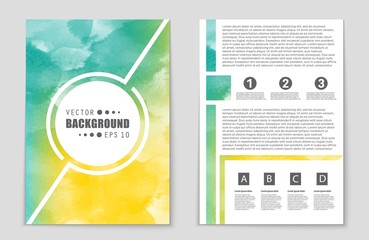 Abstract vector layout background set. For art template design, list, page, mockup brochure theme style, banner, idea, cover, booklet, print, flyer, book, blank, card, ad, sign, sheet,, a4.