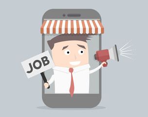 Businessman Job Phone