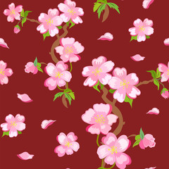 Fototapeta na wymiar branch of cherry blossoms