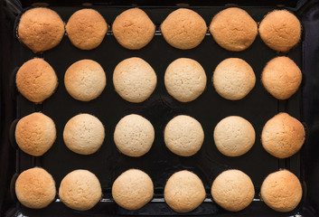 Homemade baking, butter cookies. Selective focus