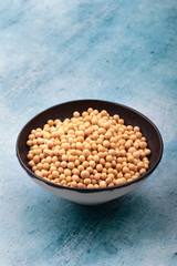 Soya beans in a bowl