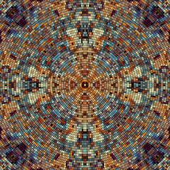 Seamless mosaic pattern