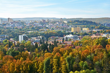 Aerial view of Cluj Napoca, Romania