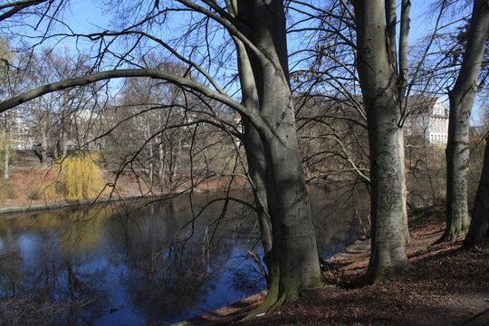 Fr&uuml;hling in Berlin / Am Fennsee in Wilmersdorf