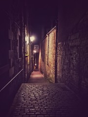 Street view of Edinburgh night