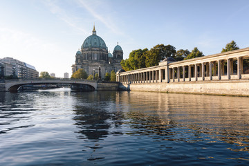 Fototapeta premium berlin cathedral at sunrise