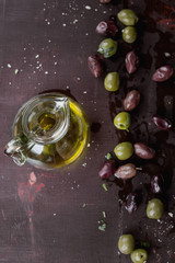 Black and Green olives